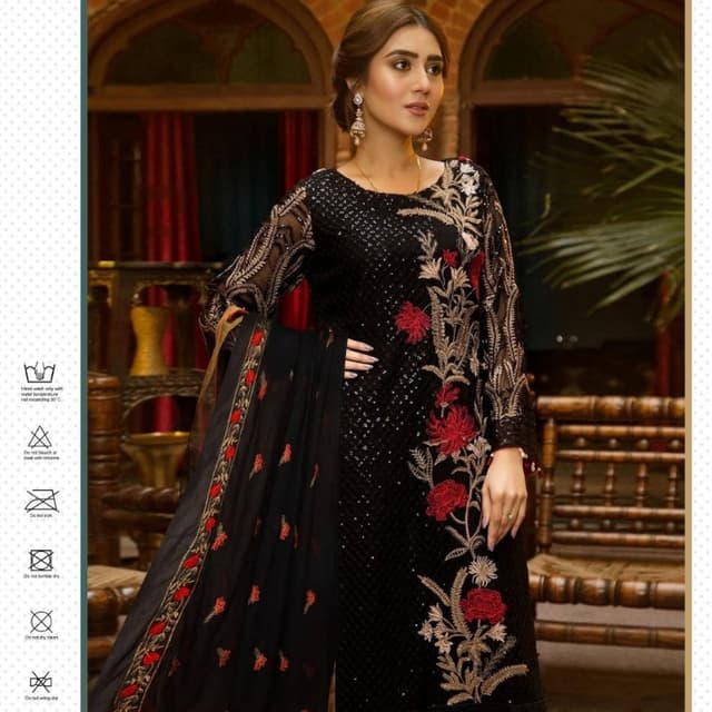 2 Pc Beautiful Winter Suit Inspired By Iznik