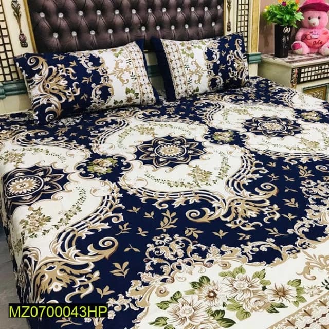 3D Leather Cotton Bedsheets